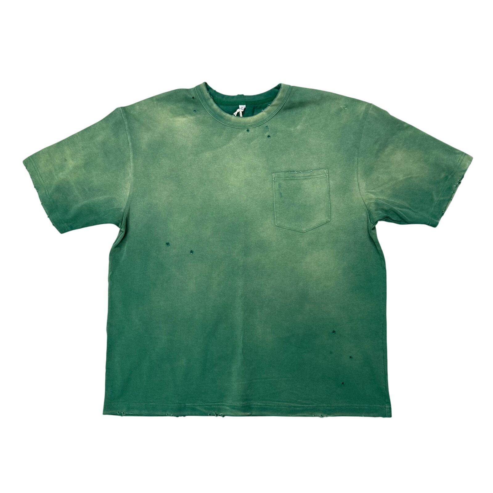 Wirote Thrashed Distressed Faded Pocket Tee Shirt Xl